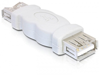 DeLOCK USB A Adapter USB 2.0 A FM Grau
