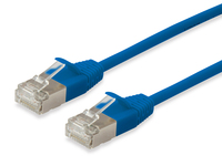 Equip Cat.6A F/FTP Slim Patch Cable, 2m, Blue