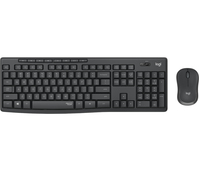 Logitech MK295 Silent Wireless Combo Tastatur Maus enthalten USB QWERTZ Deutsch Graphit