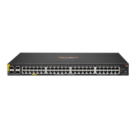 HPE Aruba Networking CX 6100 48G Class4 PoE 4SFP+ 740W Géré L3 Gigabit Ethernet (10/100/1000) Connexion Ethernet, supportant l'alimentation via ce port (PoE) 1U