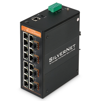 SilverNet SIL 73416MP switch Gestionado L2 Gigabit Ethernet (10/100/1000) Energía sobre Ethernet (PoE) Negro