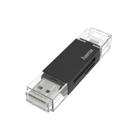 Hama 00200130 lecteur de carte mémoire USB/Micro-USB Noir