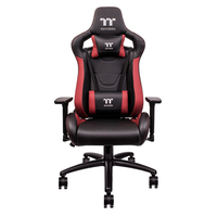 Thermaltake U Fit Silla para videojuegos universal Asiento acolchado Negro, Rojo