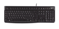 Logitech K120 toetsenbord USB Engels Zwart