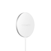 Cygnett CY3758CYMCC mobiltelefon töltő Okostelefon Fehér USB Vezeték nélkül tölthető Beltéri