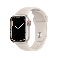 Apple Watch Series 7 OLED 41 mm Digitale Touch screen 4G Beige Wi-Fi GPS (satellitare)