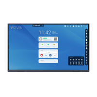 V7 IFP7501- lavagna interattiva 190,5 cm (75") 3840 x 2160 Pixel Touch screen Nero