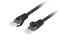Lanberg PCU6-10CU-0200-BK networking cable Black 2 m Cat6 U/UTP (UTP)