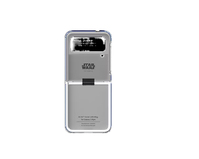 Samsung GP-XVF721HOSSW mobile phone case 17 cm (6.7") Flip case Silver, White