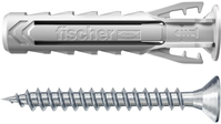 Fischer 568122 kotwa śrubowa/kołek rozporowy 10 szt. Zestaw śrub i kołków rozporowych