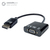 connektgear DisplayPort to VGA Active Adapter - Male to Female (DP Source)