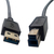 Videk 2585A-1 USB Kabel 1 m USB 3.2 Gen 1 (3.1 Gen 1) USB A USB B Schwarz