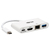 Tripp Lite U444-06N-H4GU-C adaptateur graphique USB 3840 x 2160 pixels Blanc