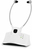 TechniSat StereoMan ISI 2-V2 Auriculares Inalámbrico Banda para cuello TV Base de carga Blanco