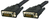 Techly ICOC-DVI-8105 kabel DVI 0,5 m DVI-D Czarny