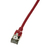 LogiLink CQ9054S kabel sieciowy Czerwony 2 m Cat6a S/UTP (STP)