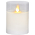 Star Trading LED-Kerze Twinkle im Glas 10x7,5cm weiß