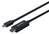 Manhattan 153232 adapter kablowy 1,8 m Mini DisplayPort HDMI Typu A (Standard) Czarny