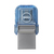 DELL AB135396 USB flash drive 128 GB USB Type-A / USB Type-C 3.2 Gen 1 (3.1 Gen 1) Blue, Silver