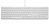 LMP 17610 klawiatura USB QWERTY Holenderski Srebrny