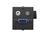 Bachmann 903.204 csatlakozóaljzat VGA + 3.5mm Fekete