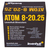 Levenhuk Atom 8–20x25 Fernglas BK-7 Schwarz