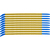Brady SCNG-13-8 Kabelmarkierer Schwarz, Gelb Nylon