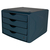 Helit H6429534 bandeja de escritorio/organizador Plástico Azul
