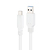 Nanocable Cable USB 3.1, Gen2 10 Gbps 3A, tipo USB-C/M-A/M, Blanco, 2 m