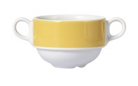 MERIDIAN Suppen-Obertasse, 0,32 ltr., gelb, aus Porzellan, von caterado