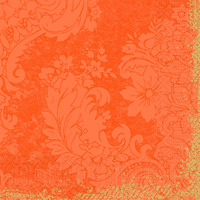 Duni Tissue-Serviette 33 x 33 cm Royal Sun Orange 3-lagig, 1000 Stk/Krt (4 x