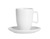 Café Grande-/Macchiato-Tasse, Inhalt: 0,25 ltr, mit Untertasse, Form CREMA, UNI