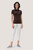 Damen Poloshirt MIKRALINAR®, schokolade, XS - schokolade | XS: Detailansicht 6