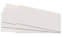 folia Découpes de papier transparent, 155 x 370 mm, blanc (57905149)