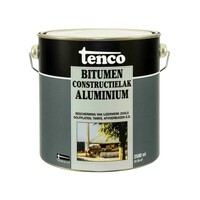 Tenco Bitumen Constructielak Dekkend Aluminium 2,5 L.