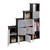 Relaxdays Regalsystem Kleiderschrank mit 11 Fächern, Garderobe mit 2 Kleiderstangen, DIY Kunststoff Steckregal, schwarz