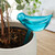 Relaxdays Bewässerungskugeln 4er Set, automatische Wasserabgabe, Durstkugel in Vogel-Form, jeweils 200 ml, blau