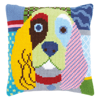 Cross Stitch Kit: Cushion: Modern Dog