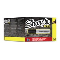 Marcatore permanente Sharpie Metal Magnum punta a scalpello Large 9-14,8 mm nero - S0949850