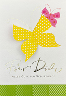 ABC Geburtstagskarte Schmetterling 1120006100 B6