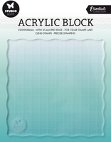 SIZZIX Acryl-Stempelblock 12x12x0.8cm ASB04