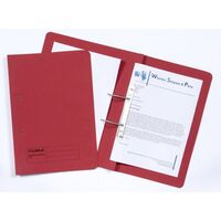 Exacompta Guildhall Transfer Spiral File 315gsm Foolscap Red (Pack of 50)