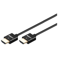 Anschlusskabel Super slim High Speed HDMI® with Ethernet, A Stecker beidseitig, schwarz, 1,5m, Good