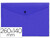 Carpeta Liderpapel Dossier Broche Polipropileno Tamaño Sobre Americano 260X140 mm Azul