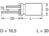 Elektrolytkondensator, 2200 µF, 35 V (DC), ±20 %, radial, RM 7.5 mm, Ø 16.5 mm