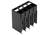 WAGO 2086-1104 Nyomtatott áramköri kapocs 1.50 mm² Pólusszám 4 Fekete 1 db