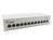 12-Port Cat.6 Desktop Patch , Panel , Light Grey ,