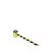 Cajetín de cinta de aluminio, Wall XL, color de la cinta negro/amarillo, color de la carcasa amarillo, magnético.