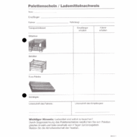 Palettenkontrollschein A5 4-teilig selbstdurchschreibend 25 Satz
