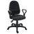 High back operator chair with lumbar support